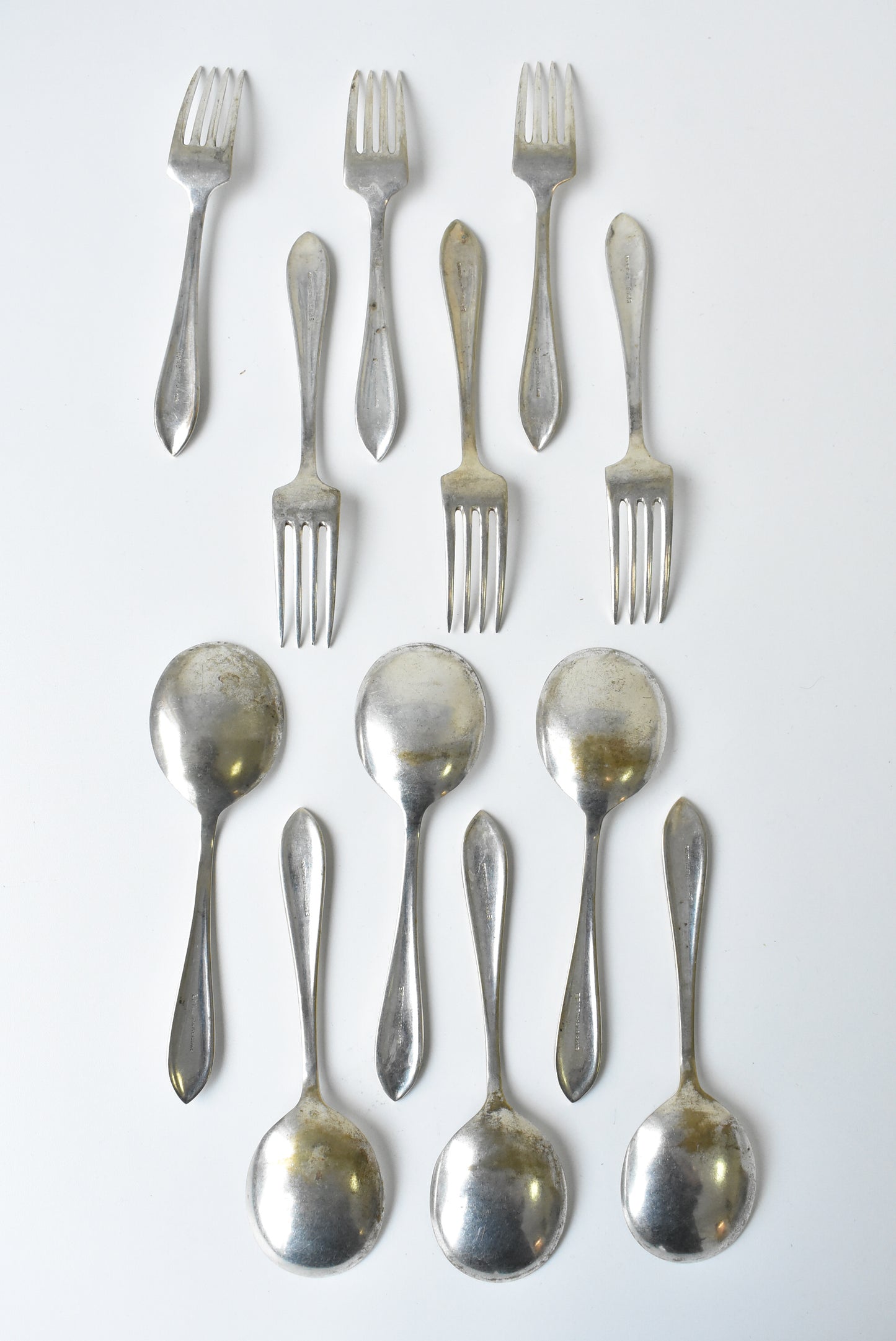 EPNS Dessert cutlery set