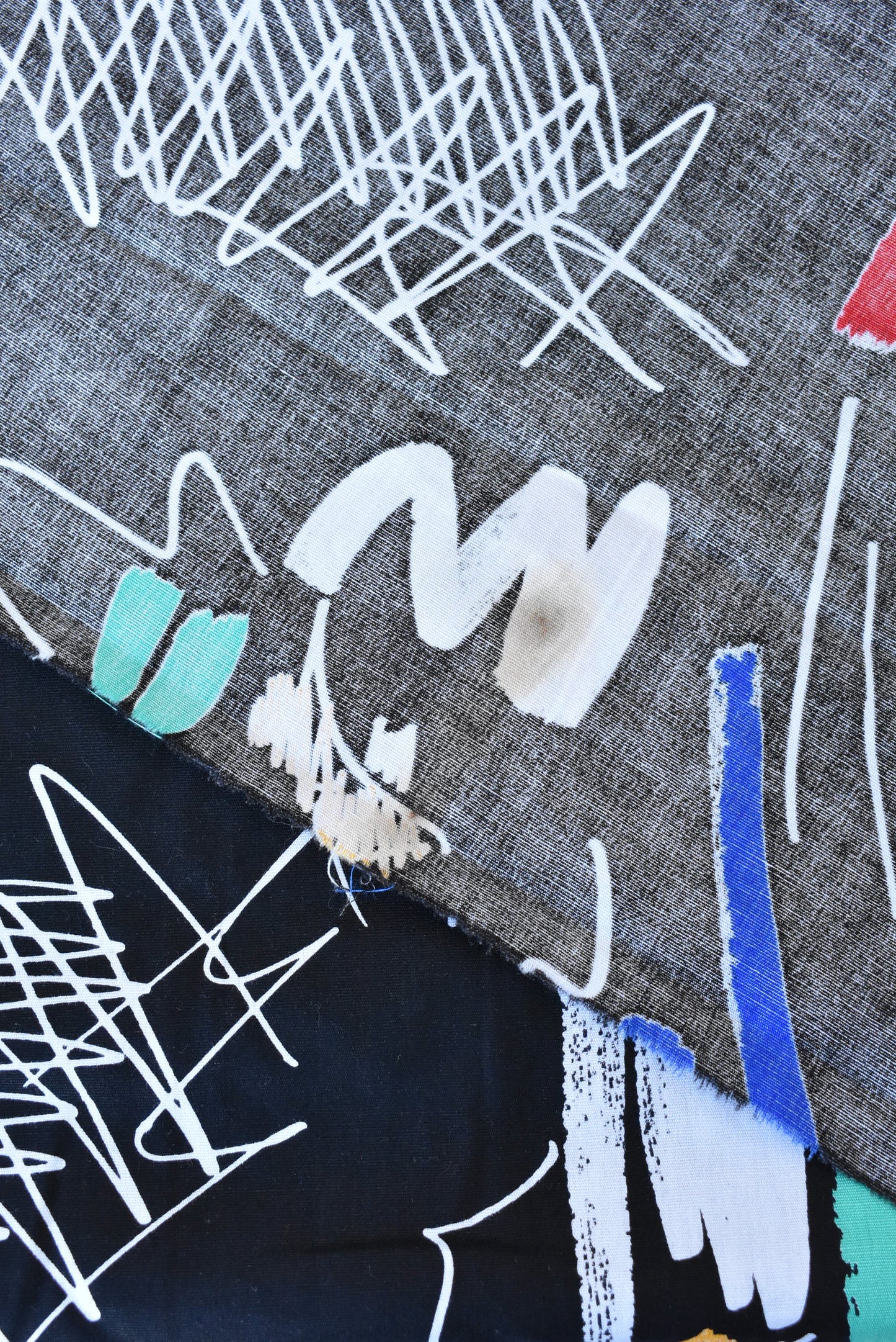 Retro 1970's/80's Schwartz Liebman fabric, Texas USA, 100% cotton