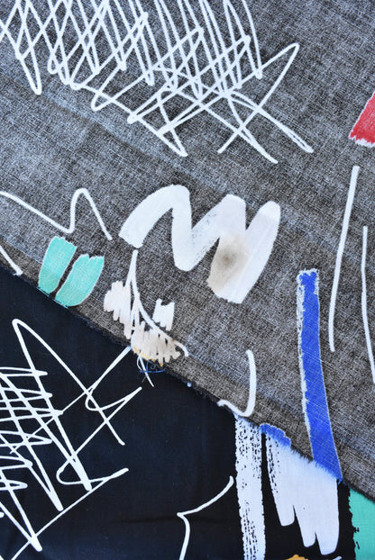 Retro 1970's/80's Schwartz Liebman fabric, Texas USA, 100% cotton